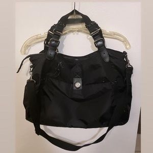 Black Kipling Buckle Crossbody Messenger Bag 
Like new